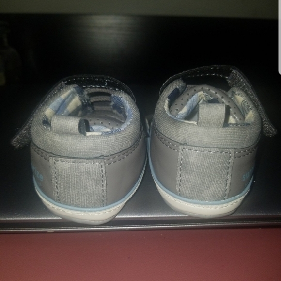 Stride Rite baby shose boys‎ S(6-12months) Gray - Picture 4 of 5